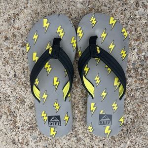 Boys Black Reef Sandals
